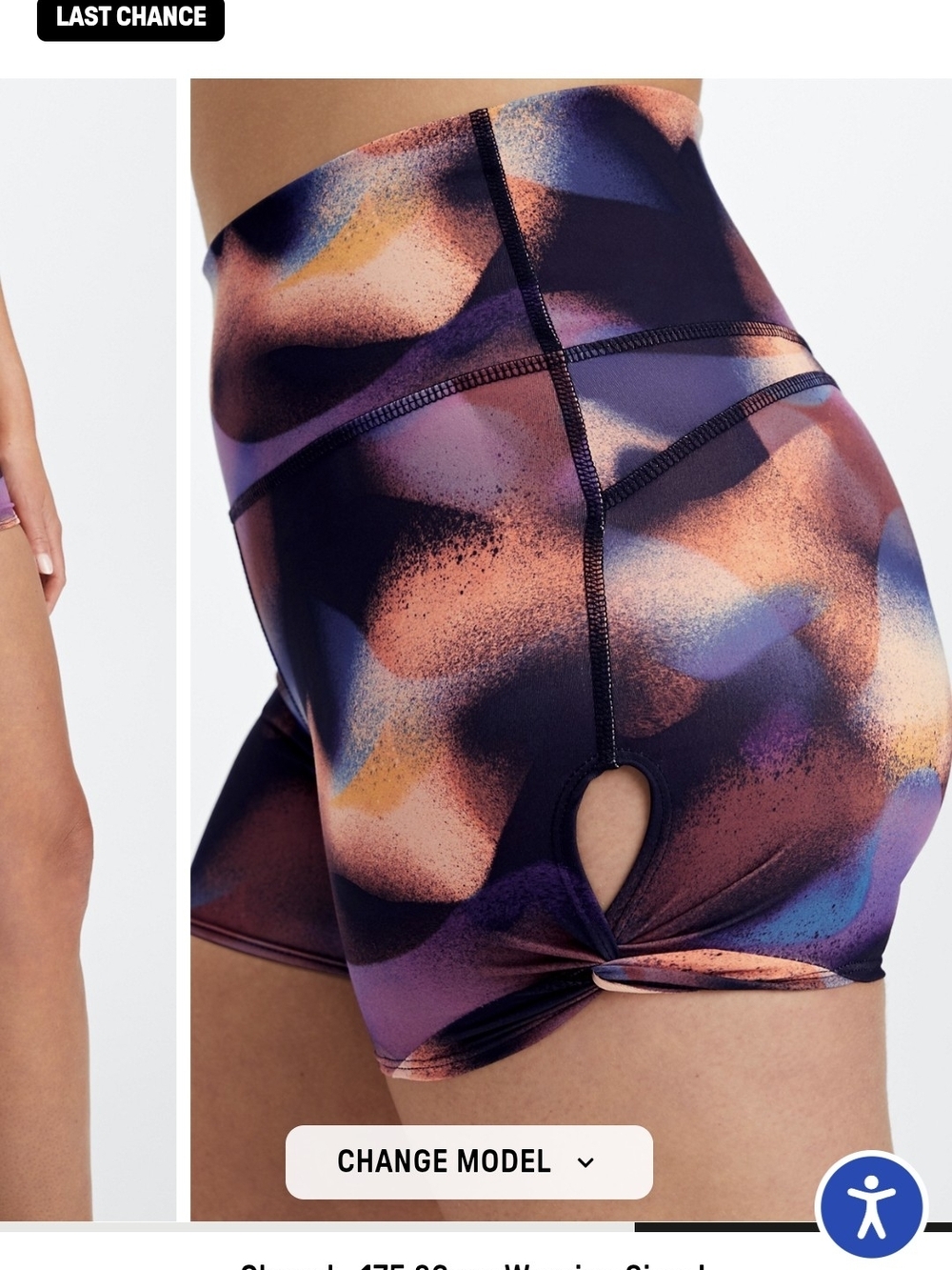 Fabletics Oasis Pureluxe High Waisted 3" Shorts